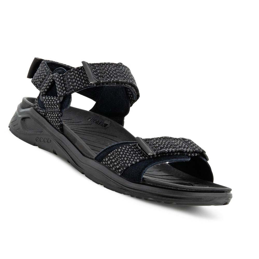 Men's Ecco X-trinsic 3s Waters Sandals Black | Canada 591ZUT